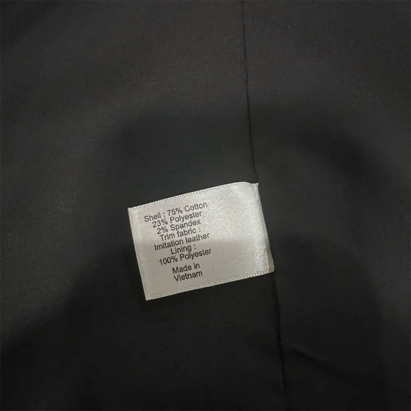 Lane Bryant Women's Size 18 Black Floral Blazer One-Button Mid-Length - Picture 11 of 13